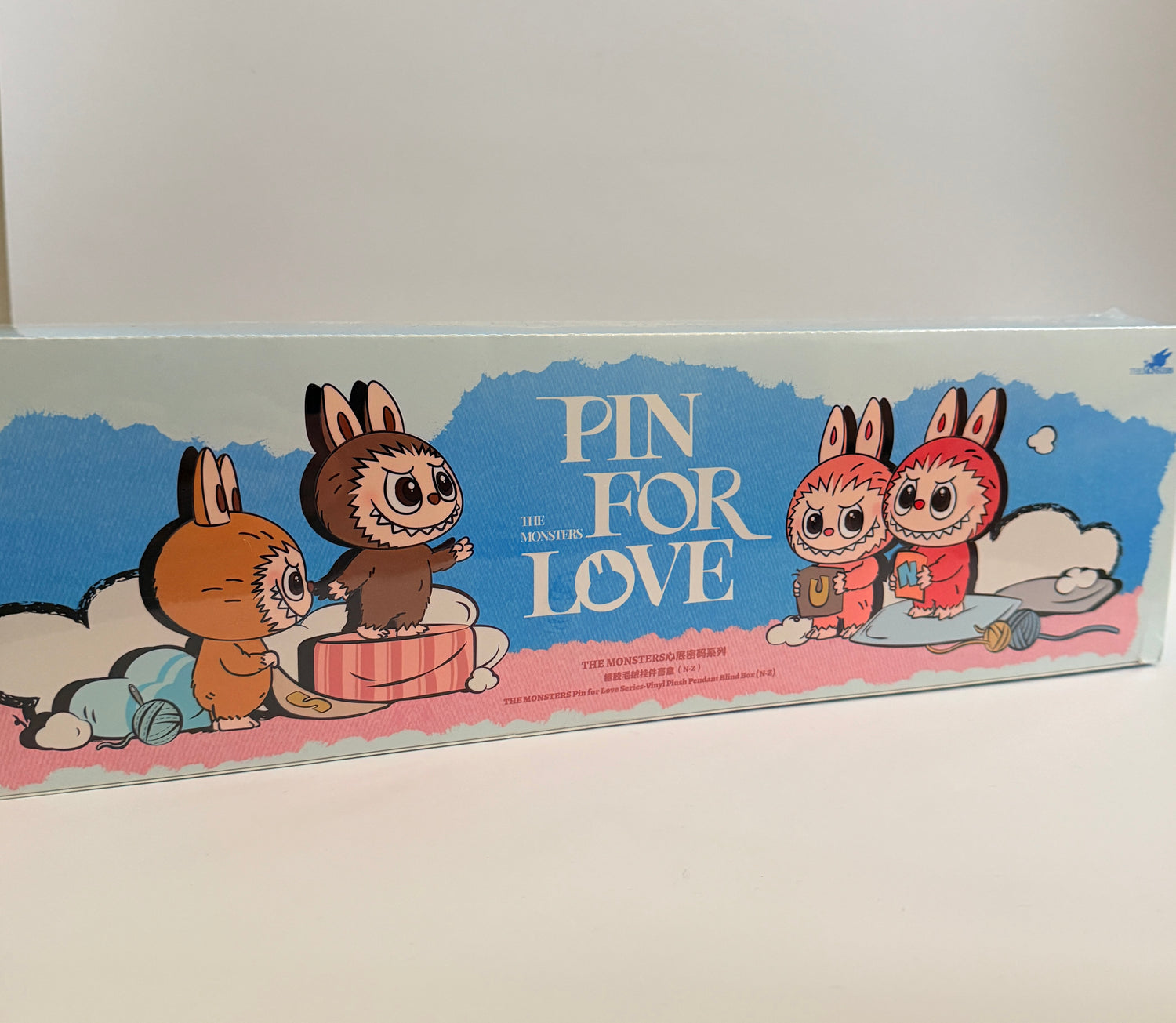 THE MONSTERS PIN FOR LOVE SERIES - Vinyl Plush Pendant blind box (N-Z)