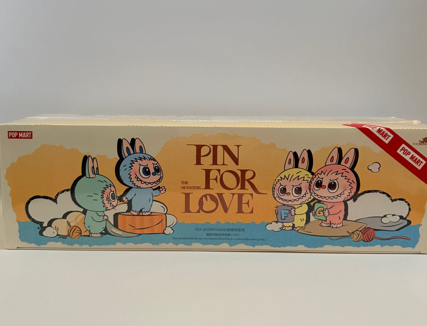 THE MONSTERS PIN FOR LOVE SERIES - Vinyl Plush Pendant blind box (A-M)