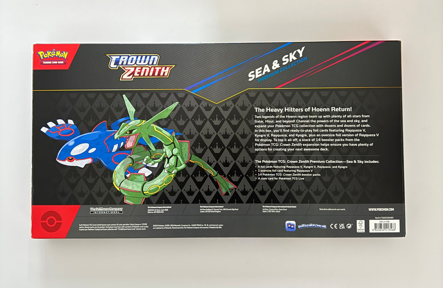 Pokémon TCG: Crown Zenith Premium Collection - Sea & Sky