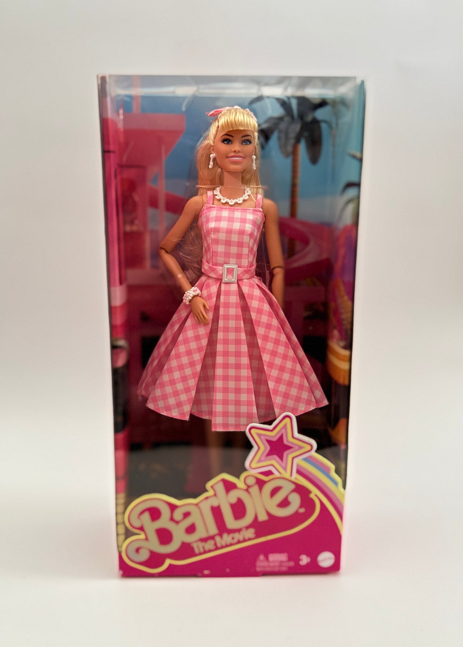 Barbie the Movie Collectible Doll, Pink Gingham Dress