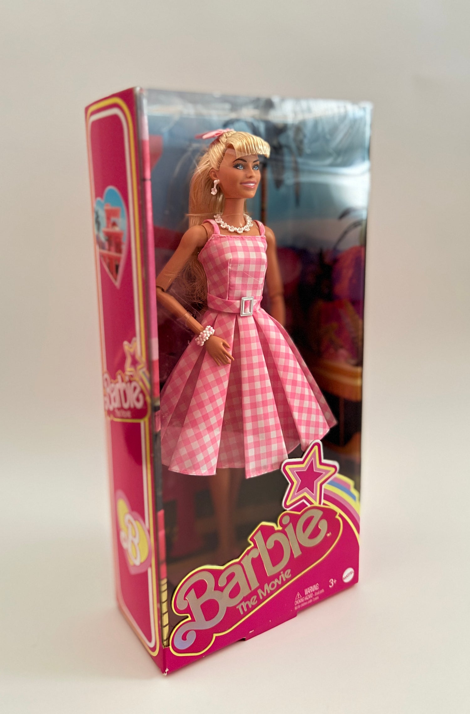 Barbie the Movie Collectible Doll, Pink Gingham Dress
