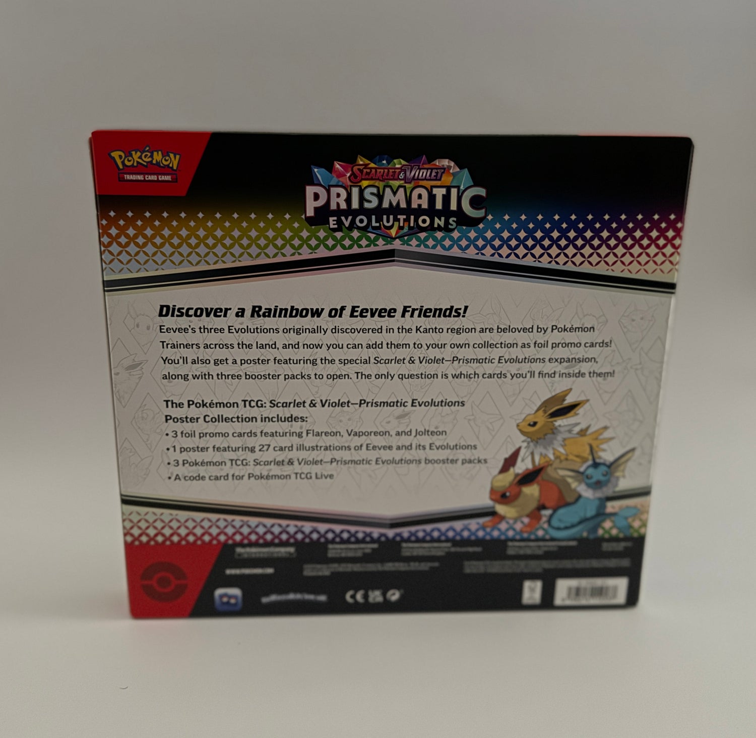 Pokémon TCG: Scarlet & Violet - Prismatic Evolutions Poster Collection