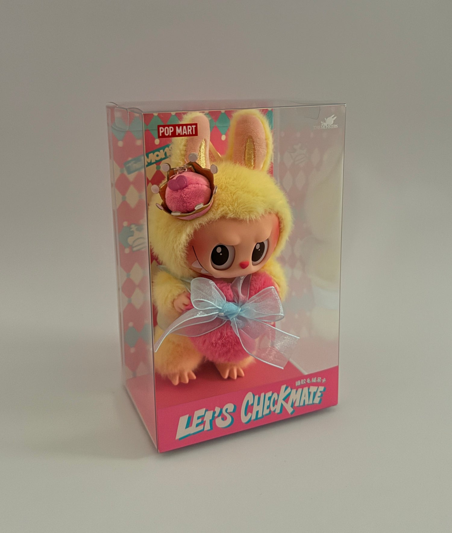 THE MONSTERS Let's Checkmate Series-Vinyl Plush Hanging Card