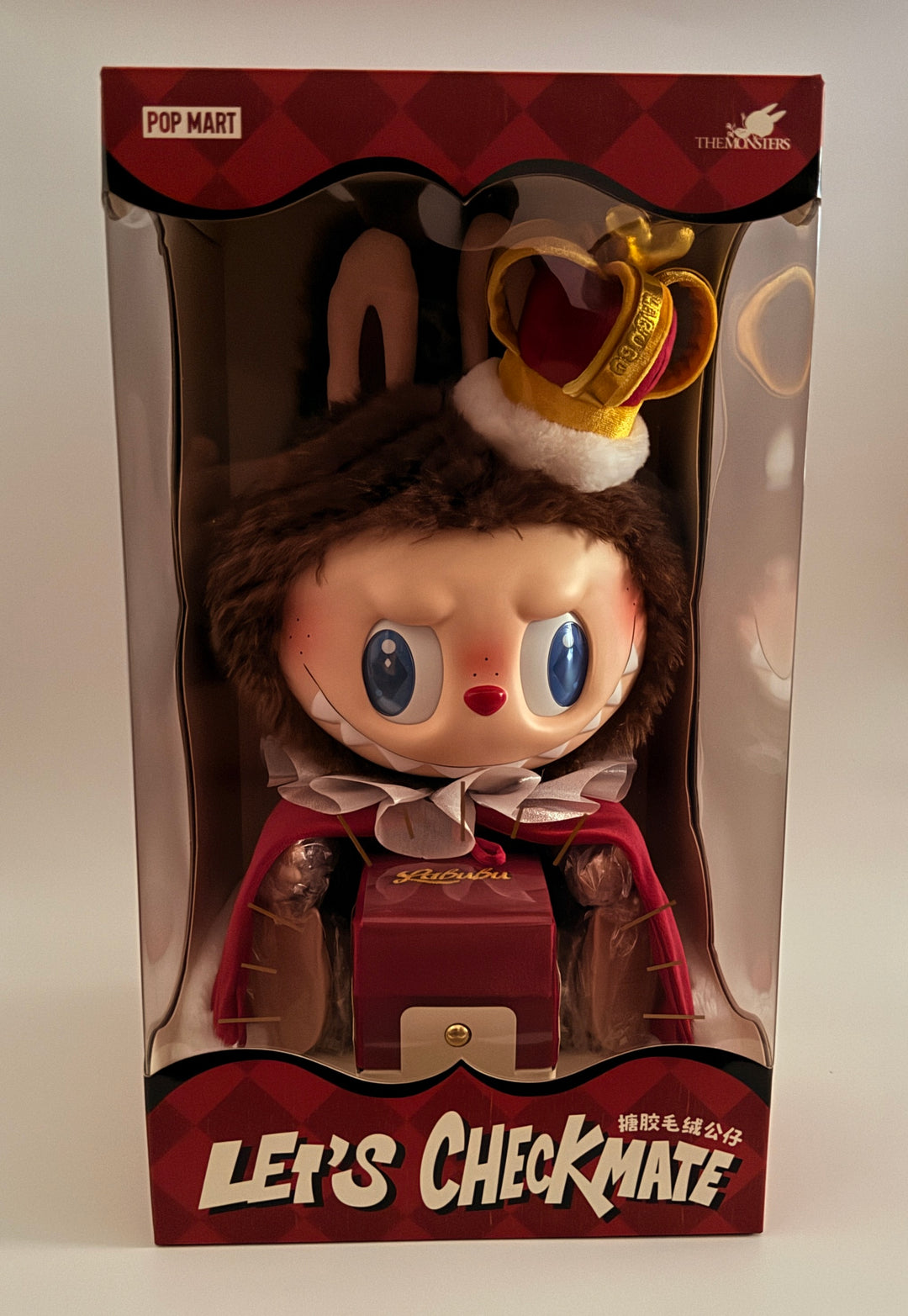 PopMart Labubu The Monsters Let's Checkmate Series-Vinyl Plush Doll