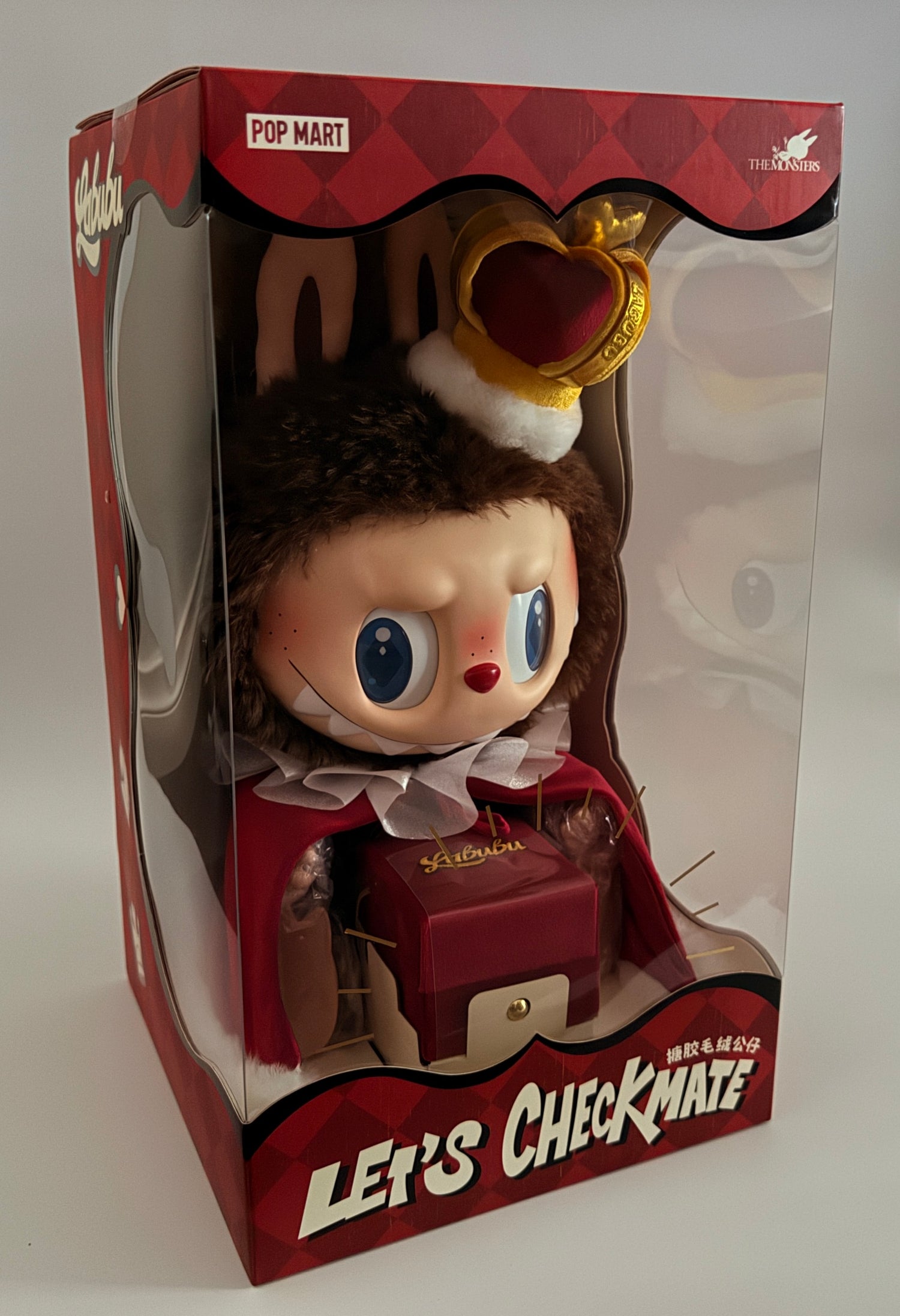 PopMart Labubu The Monsters Let's Checkmate Series-Vinyl Plush Doll